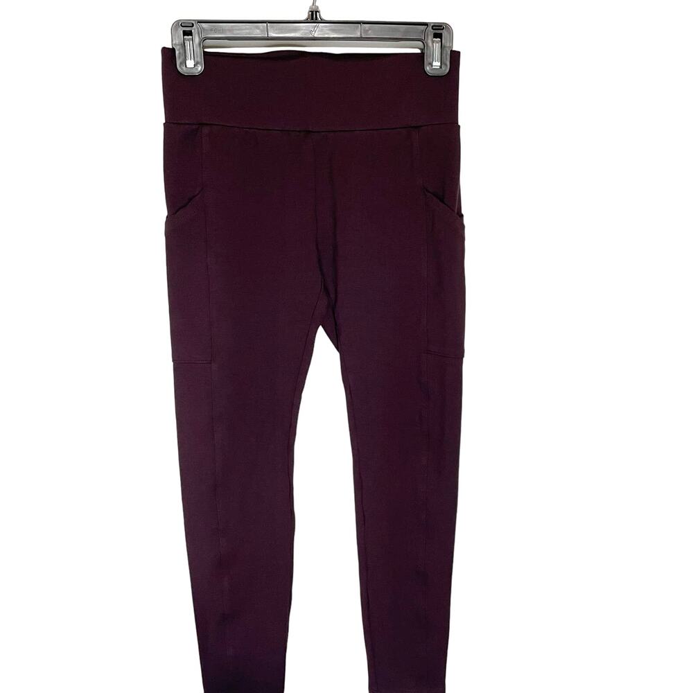 Lou & Grey The Ponte Pocket Legging Burgundy Size XS